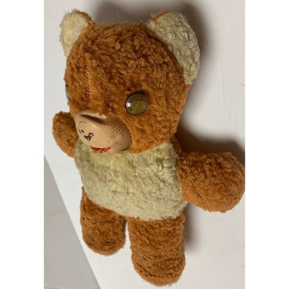 Vintage Cubbi Gund Teddy Bear 1940’s 1950s or 1960s NYC Brown 11” Stuffed Animal - Picture 7 of 9